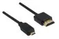 Preview: DINIC HDMI Kabel A Stecker/ micro HDMI (D) Stecker, , schwarz